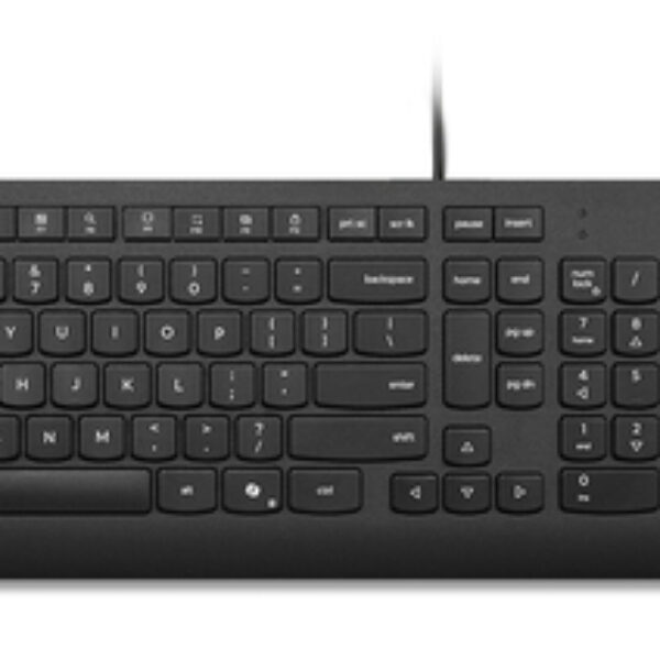 Lenovo 4X31R64400 klawiatura Dołączona myszka Uniwersalne USB US English Czarny