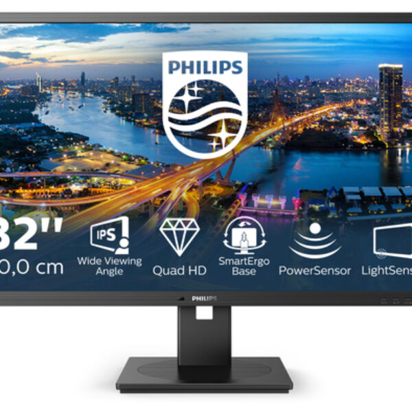 Philips B Line 325B1L/00 monitor komputerowy 80 cm (31.5") 2560 x 1440 px 2K Ultra HD LCD Czarny