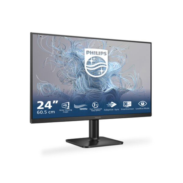 Philips 1000 series 24E2N1110/00 monitor komputerowy 60,5 cm (23.8") 1920 x 1080 px Full HD LCD Czarny