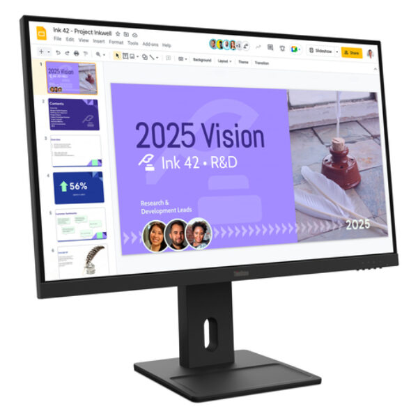 Lenovo ThinkVision E27Q-40 monitor komputerowy 68,6 cm (27") 2560 x 1440 px Quad HD LCD Czarny