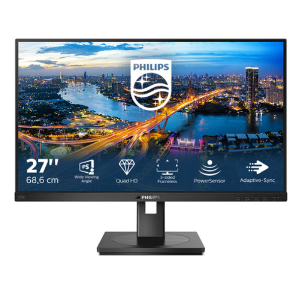 Philips B Line 275B1/00 monitor komputerowy 68,6 cm (27") 2560 x 1440 px 2K Ultra HD LCD Czarny