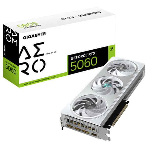GIGABYTE GeForce RTX 5060 AERO OC 8G NVIDIA 8 GB GDDR7