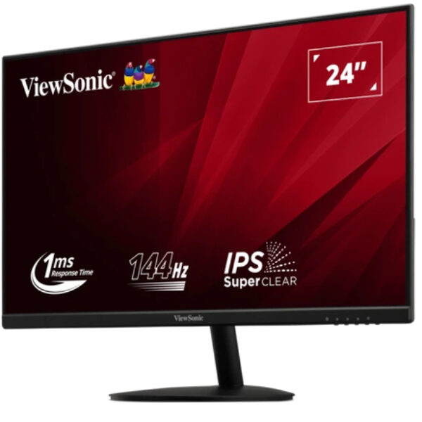 Viewsonic VA VA24E2-H monitor komputerowy 60,5 cm (23.8") 1920 x 1080 px Full HD LED Czarny