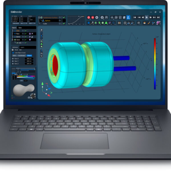 DELL Pro Max 18 Plus MB18250 Intel Core Ultra 7 265HX Mobilna stacja robocza 45,7 cm (18") Quad HD+ 32 GB DDR5-SDRAM 1 TB SSD NVIDIA RTX PRO 3000 Blackwell Wi-Fi 7 (802.11be) Windows 11 Pro Angielski Czarny