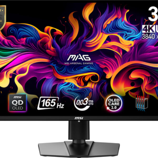 MSI MAG 321UP QD-OLED monitor komputerowy 80 cm (31.5") 3840 x 2160 px 4K Ultra HD Czarny