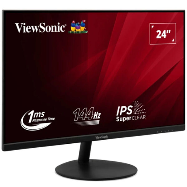 Viewsonic VA VA24E2-H monitor komputerowy 60,5 cm (23.8") 1920 x 1080 px Full HD LED Czarny
