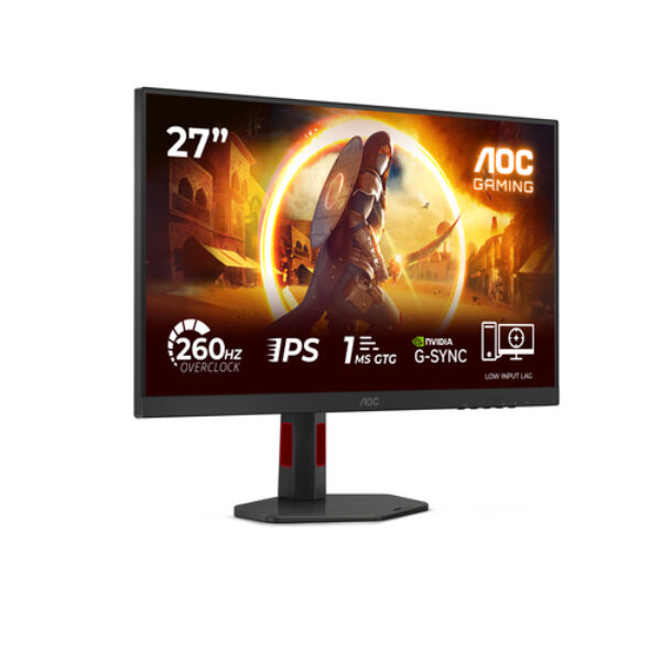 AOC G4 27G4ZR monitor komputerowy 68,6 cm (27") 1920 x 1080 px Full HD LED Czarny, Czerwony