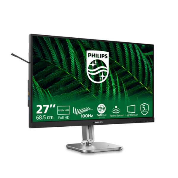 Philips 5000 series 27B2G5200/00 monitor komputerowy 68,6 cm (27") 1920 x 1080 px Full HD LCD Antracyt