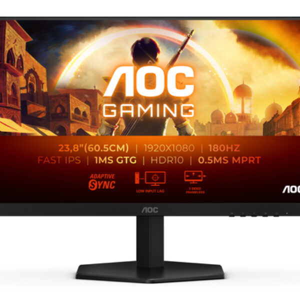 AOC G4 24G42E monitor komputerowy 60,5 cm (23.8") 1920 x 1080 px Full HD LCD Czarny