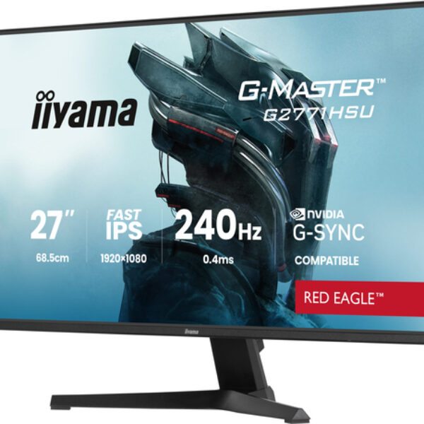 iiyama G-MASTER G2771HSU-B1 monitor komputerowy 68,6 cm (27") 1920 x 1080 px Full HD Czarny