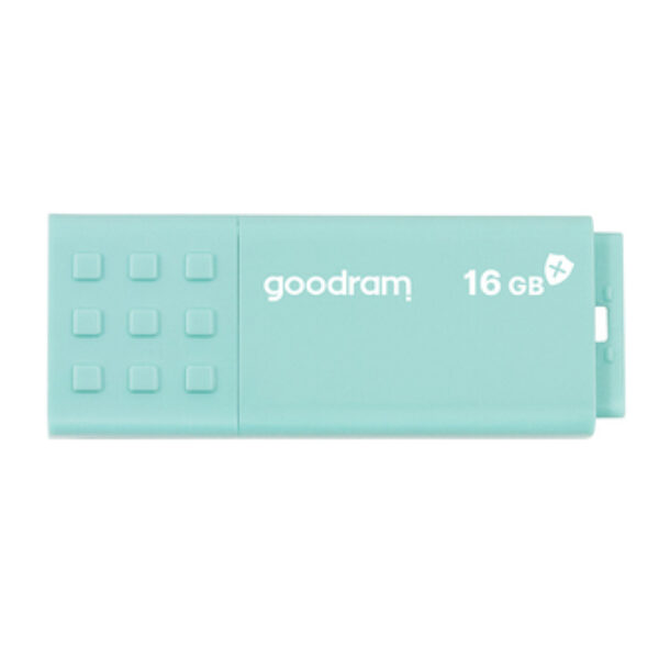 Goodram USB 3.0 UME3 CARE pamięć USB 16 GB USB Typu-A 3.2 Gen 1 (3.1 Gen 1) Turkusowy