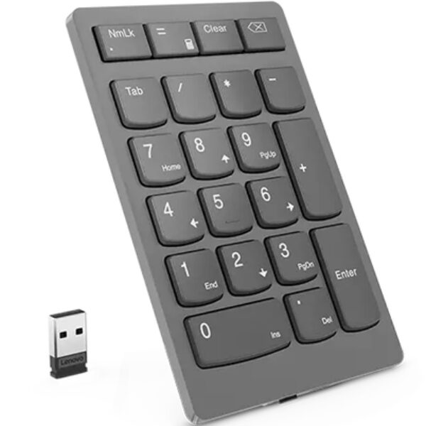 Lenovo 4Y41C33791 klawiatura numeryczna Uniwersalne RF Wireless Szary
