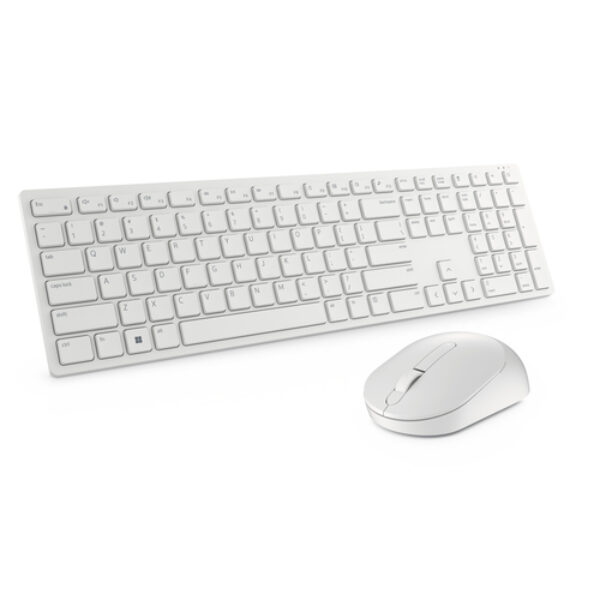 DELL Klawiatura i mysz Pro — KM5221W - US International (QWERTY) - biała