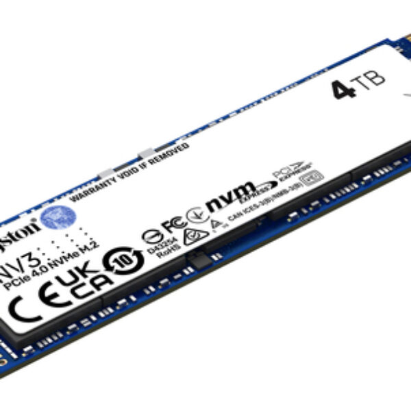 Kingston Technology NV3 4 TB M.2 PCI Express 4.0 NVMe 3D NAND