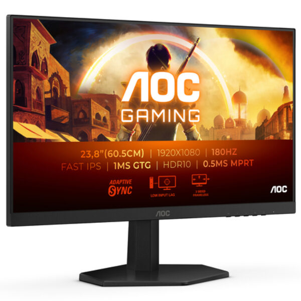 AOC G4 24G42E monitor komputerowy 60,5 cm (23.8") 1920 x 1080 px Full HD LCD Czarny