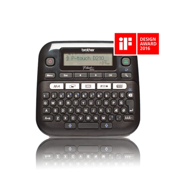 Brother PT-D210 drukarka etykiet Termotransferowy 180 x 180 DPI 20 mm/s QWERTY