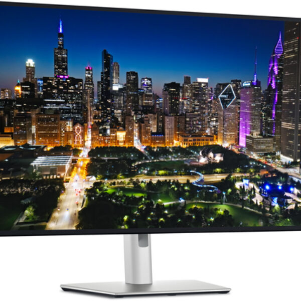 DELL UltraSharp U3225QE monitor komputerowy 80 cm (31.5") 3840 x 2160 px 4K Ultra HD LCD Czarny, Srebrny