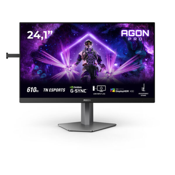 AOC G2 AG246FK6 monitor komputerowy 61,2 cm (24.1") 1920 x 1080 px Full HD LED Czarny, Szary