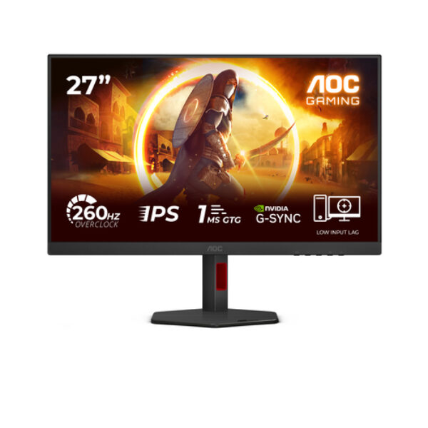AOC G4 27G4ZR monitor komputerowy 68,6 cm (27") 1920 x 1080 px Full HD LED Czarny, Czerwony