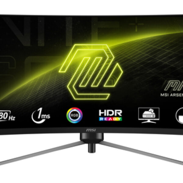 MSI MAG 345CQR monitor komputerowy 86,4 cm (34") 3440 x 1440 px UltraWide Dual Quad HD Czarny