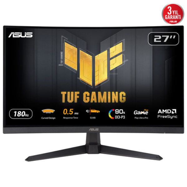 ASUS TUF Gaming VG27WQ3B monitor komputerowy 68,6 cm (27") 2560 x 1440 px Quad HD LCD Czarny