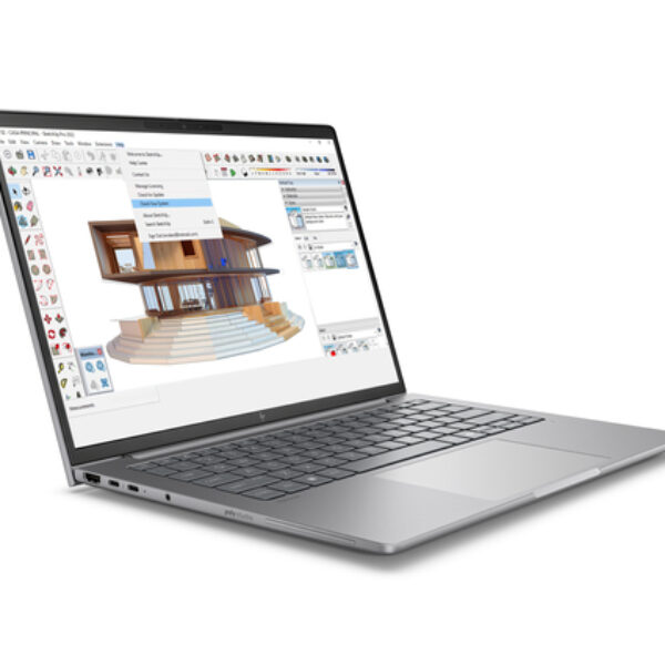 HP ZBook 8 G1i Intel Core Ultra 7 255H Mobilna stacja robocza 35,6 cm (14") WUXGA 32 GB DDR5-SDRAM 1 TB SSD NVIDIA RTX 500 Ada Wi-Fi 7 (802.11be) Windows 11 Pro AI Workstation, AI PC Srebrny