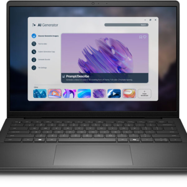 DELL DC14255 AMD Ryzen™ 7 250 Laptop 35,6 cm (14") Full HD+ 16 GB DDR5-SDRAM 512 GB SSD Wi-Fi 6 (802.11ax) Windows 11 Home Platyna, Srebrny