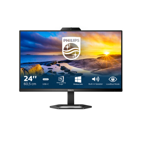 Philips 5000 series 24E1N5300HE/00 monitor komputerowy 60,5 cm (23.8") 1920 x 1080 px Full HD LCD Czarny