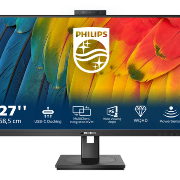 Philips 5000 series 27B1U5601H/00 monitor komputerowy 68,6 cm (27") 2560 x 1440 px Quad HD LCD Czarny