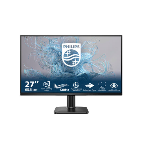 Philips 1000 series 27E2N1110/00 monitor komputerowy 68,6 cm (27") 1920 x 1080 px Full HD LCD Czarny