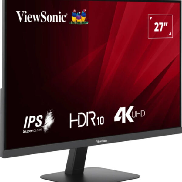 Viewsonic VA VA2708-4K-HD monitor komputerowy 68,6 cm (27") 3840 x 2160 px 4K Ultra HD LED Czarny