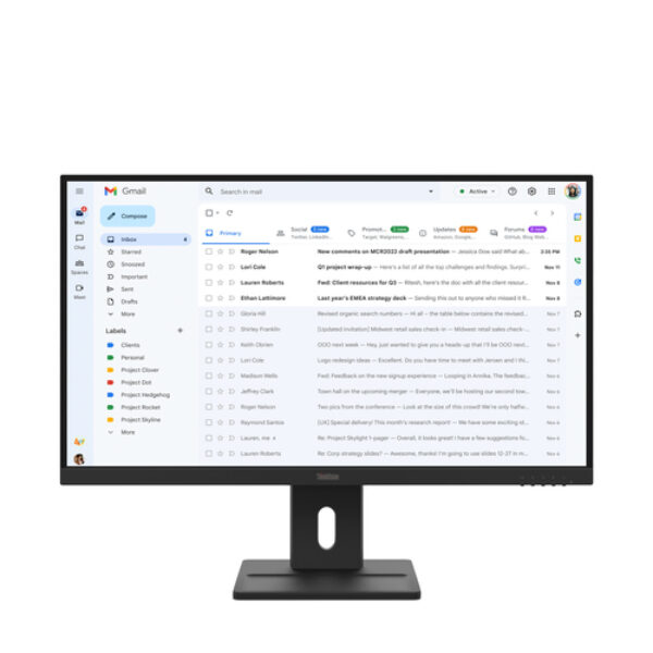 Lenovo ThinkVision E27-40 monitor komputerowy 68,6 cm (27") 1920 x 1080 px Full HD LCD Czarny