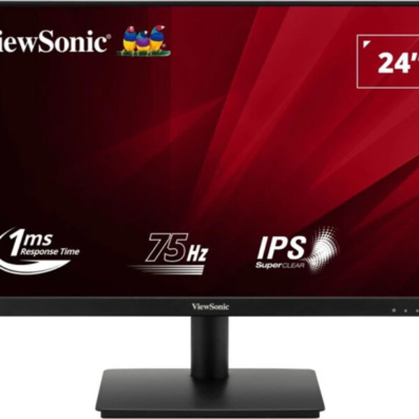 Viewsonic VA VA240-H-2 monitor komputerowy 60,5 cm (23.8") 1920 x 1080 px Full HD LED Czarny
