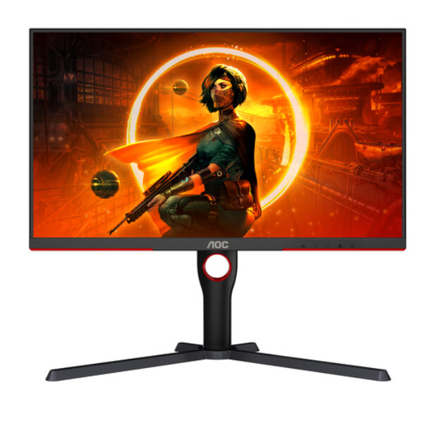 AOC G3 Q27G3XMN/BK monitor komputerowy 68,6 cm (27") 2560 x 1440 px 2K Ultra HD LED Czarny, Czerwony