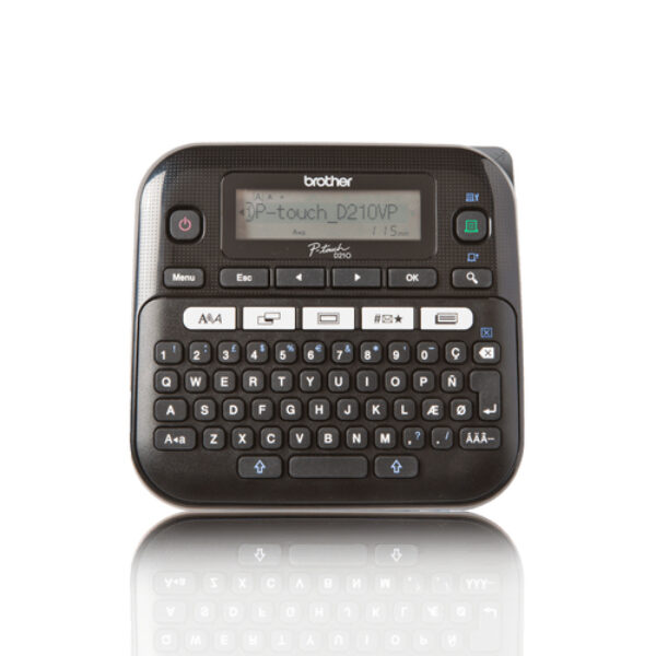 Brother PT-D210VP drukarka etykiet Termotransferowy 180 x 180 DPI 20 mm/s QWERTY
