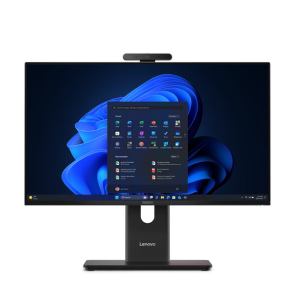 Lenovo ThinkCentre M70a Gen 6 Intel Core Ultra 5 235T 60,5 cm (23.8") 1920 x 1080 px Ekran dotykowy All-in-One PC 16 GB DDR5-SDRAM 512 GB SSD Windows 11 Pro Wi-Fi 6E (802.11ax) Czarny