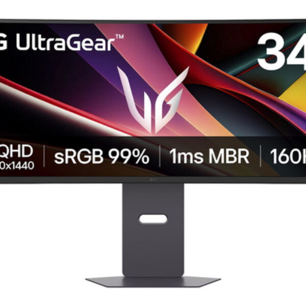 LG 34G600A-B monitor komputerowy 86,4 cm (34") 3440 x 1440 px Wide Quad HD LCD Czarny