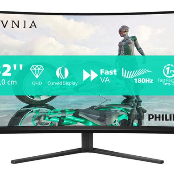Philips Evnia 32M2C3500L/00 monitor komputerowy 80 cm (31.5") 2560 x 1440 px Quad HD LCD Czarny