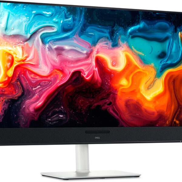 DELL Plus S3225QC monitor komputerowy 80,3 cm (31.6") 3840 x 2160 px 4K Ultra HD QD-OLED Czarny, Srebrny