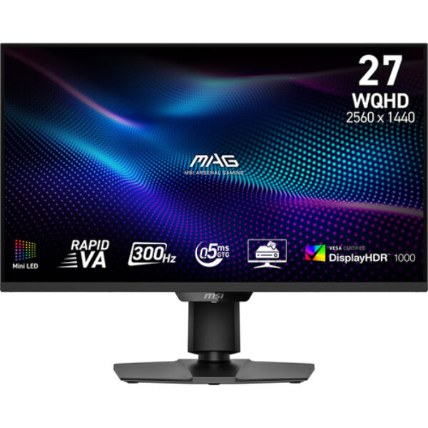 MSI MAG 274QPF X30MV monitor komputerowy 68,6 cm (27") 2560 x 1440 px Wide Quad HD LCD Czarny