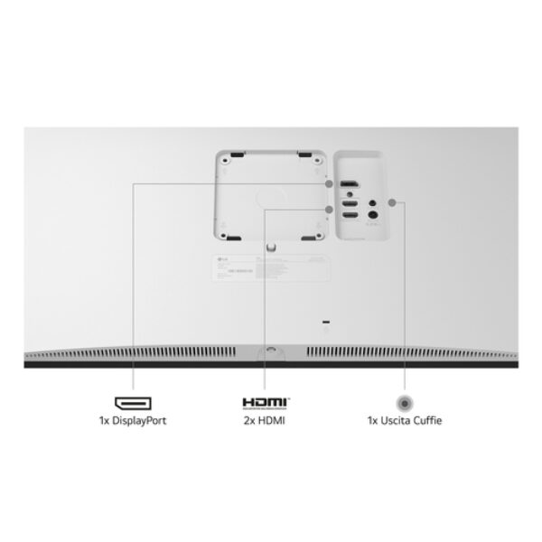 LG 27US550-W monitor komputerowy 68,6 cm (27") 3840 x 2160 px 4K Ultra HD LCD Biały
