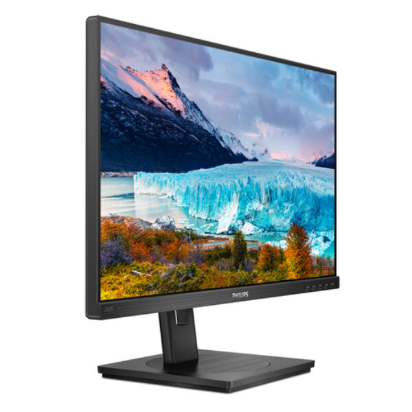 Philips S Line 242S1AE/00 monitor komputerowy 60,5 cm (23.8") 1920 x 1080 px Full HD LED Czarny