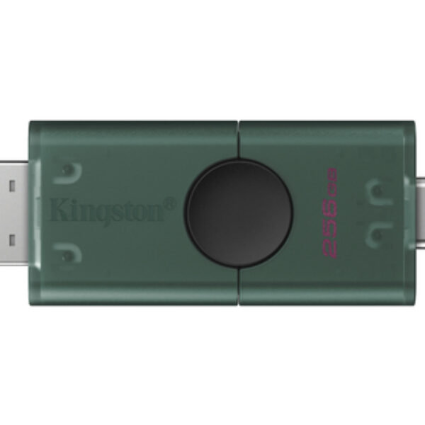 Kingston Technology DataTraveler DuoG2 pamięć USB 256 GB USB Type-A / USB Type-C 3.2 Gen 1 (3.1 Gen 1) Czarny, Zielony