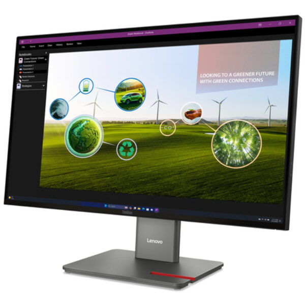 Lenovo ThinkVision P27Q-40 monitor komputerowy 68,6 cm (27") 2560 x 1440 px Quad HD LED Czarny