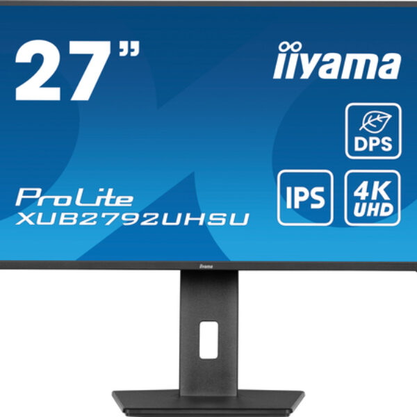 iiyama ProLite XUB2792UHSU-B6 monitor komputerowy 68,6 cm (27") 3840 x 2160 px 4K Ultra HD LED Czarny
