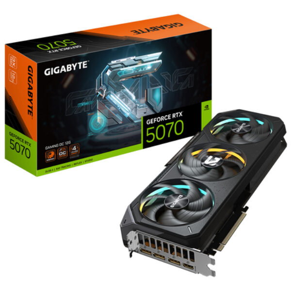 GIGABYTE GeForce RTX 5070 GAMING OC 12G NVIDIA 12 GB GDDR7