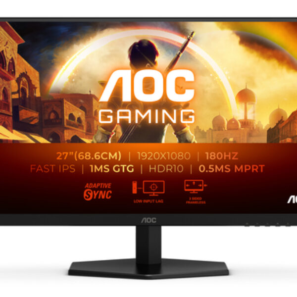 AOC G4 27G42E monitor komputerowy 68,6 cm (27") 1920 x 1080 px Full HD LCD Czarny