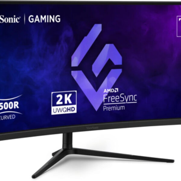 Viewsonic VX3418C-2K monitor komputerowy 86,4 cm (34") 3440 x 1440 px UltraWide Quad HD Czarny