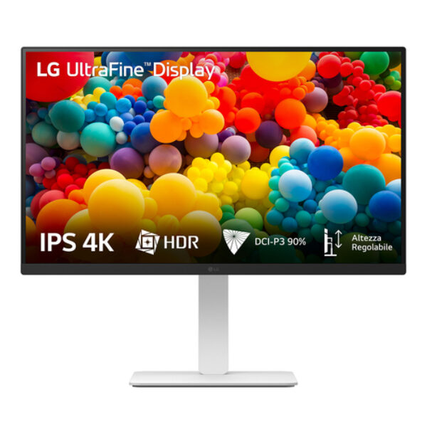 LG 27US550-W monitor komputerowy 68,6 cm (27") 3840 x 2160 px 4K Ultra HD LCD Biały