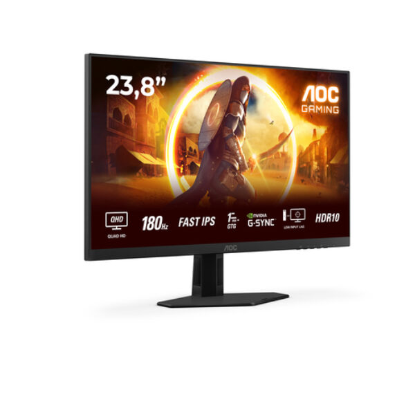 AOC G4 Q24G4RE monitor komputerowy 60,5 cm (23.8") 2560 x 1440 px Quad HD LED Czarny, Czerwony